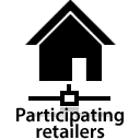 Participating retailers
